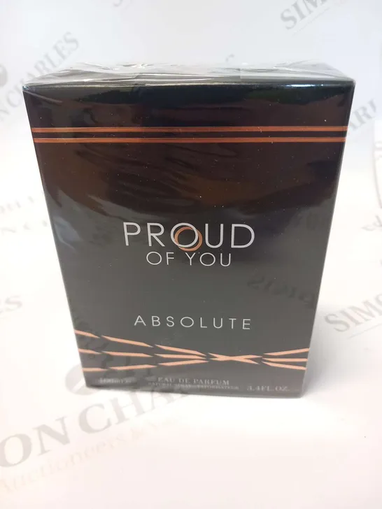 BOXED AND SEALED PROUD OF YOU ABSOLUTE EAU DE PARFUM 100ML
