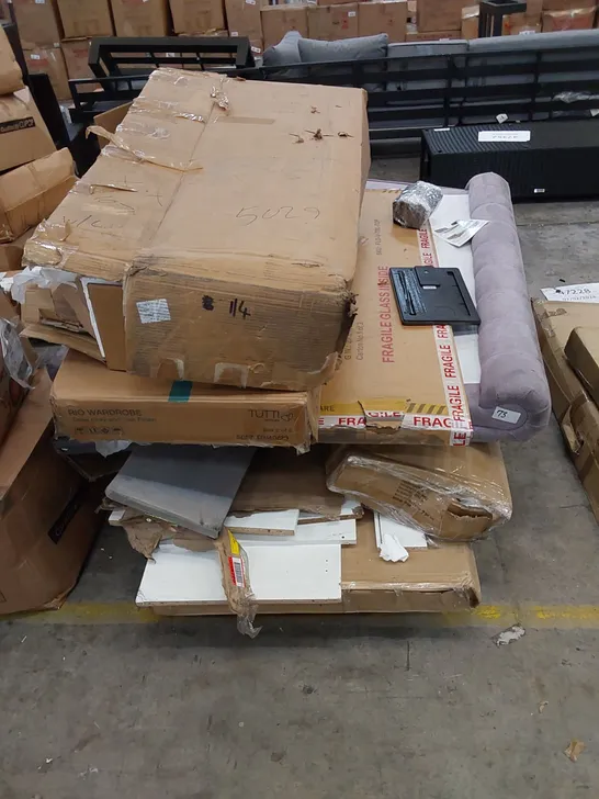 PALLET TO CONTAIN ASSORTED BOXED FURNITURE AND FURNITURE PARTS