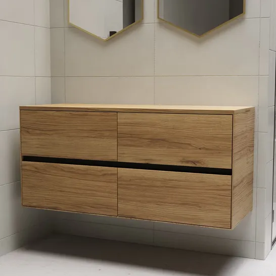 BOXED ROXBI 1200MM VANITY WORKTOP IN MODERN OAK 