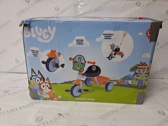 BOXED BLUEY MY FIRST TRIKE  RRP £45.99