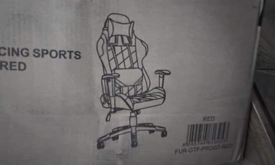 BOXED DESIGNER GTFORCE PRO GT LEATHER RACING SPORTS OFFICE CHAIR 