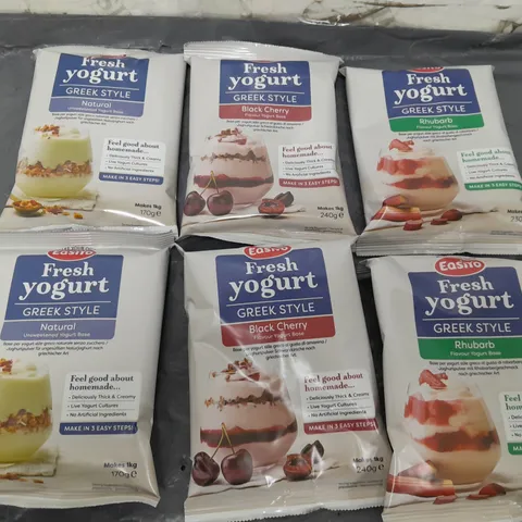 APPROXIMATELY 40 EASIYO YOGHURT SACHETS IN VARIOUS FLAVOURS - COLLECTION ONLY