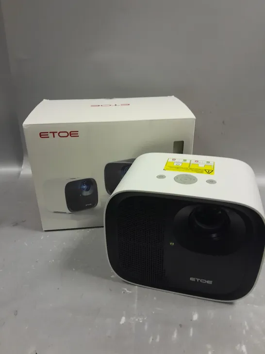 BOXED ETOE 4K ANDROID TV PROJECTOR