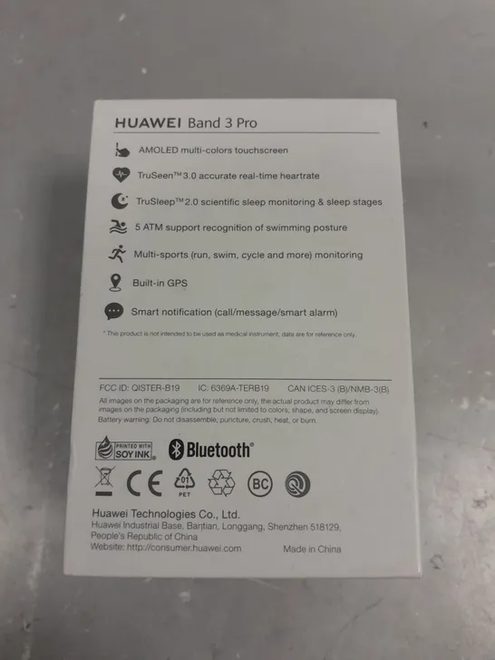 BOXED HUAWEI BAND 3 PRO 