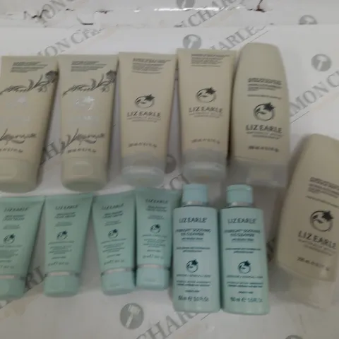 LOT OF 10 LIZ EARLE BEAUTY ITEMS TO INCLUDE EYE CLENSER, BOTANICAL BODY WASH