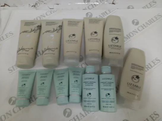 LOT OF 10 LIZ EARLE BEAUTY ITEMS TO INCLUDE EYE CLENSER, BOTANICAL BODY WASH