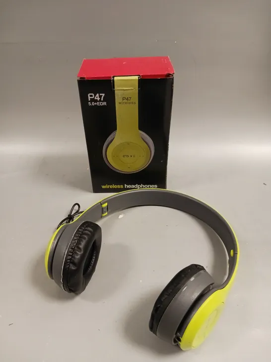 BOXED P47 5.0+ WIRELESS HEADPHONES 