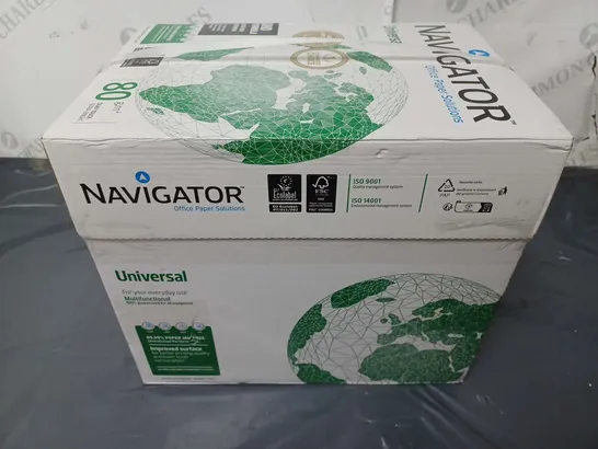 BOXED NAVIGATOR UNIVERSAL A4 PAPER 80GSM WHITE (5X500) - COLLECTION ONLY