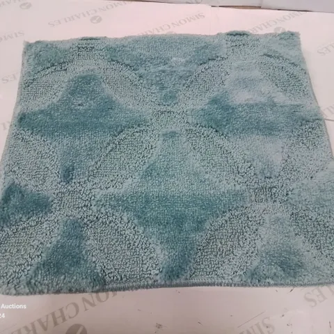 BRAND NEW PACO HOME 880 TALLIN 50X80CM TURQUOISE BATH MAT