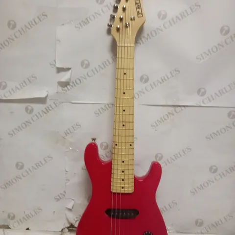 3RD AVENUE JUNIOR 1/4 SIZE ELECTRIC GUITAR RED VGC