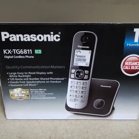 LOT OF 10 BOXED PANASONIC KX-TG6811 DIGITAL CORDLESS PHONES