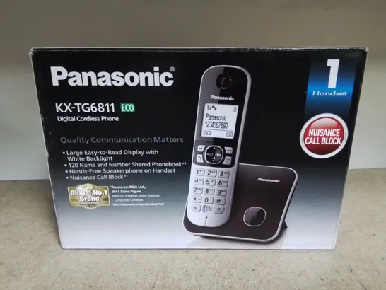 LOT OF 10 BOXED PANASONIC KX-TG6811 DIGITAL CORDLESS PHONES