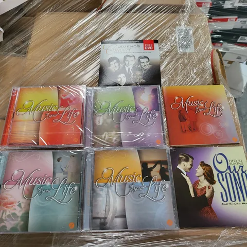 PALLET OF APPROXIMATELY 200 BRAND NEW MUSIC OF YOUR LIFE MUSIC CD SETS