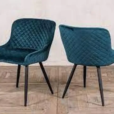 BRONTE CHAIR SET OF TWO COLOUR: TIMELESS TEAL 