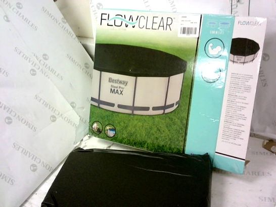 FLOWCLEAR STEEL PRO MAX 12' POOL COVER FAST SET  RRP £18