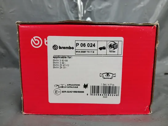 BOXED BMW Z4 BRAKE PADS