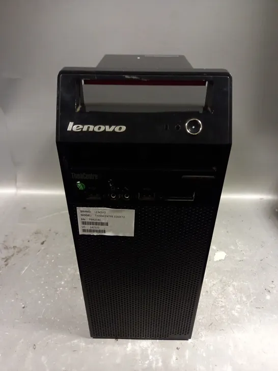 LENOVO THINKCENTRE EDGE72 COMPUTER TOWER IN BLACK - COLLECTION ONLY