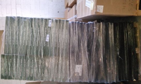 PALLET OF APPROXIMATELY 200 CRYSTAL PRIVACY FILTERS HANGER TYPE 24" WIDE