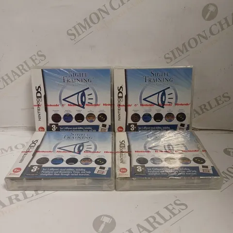 4 X SEALED SIGHT TRAINING FOR NINTENDO DS 