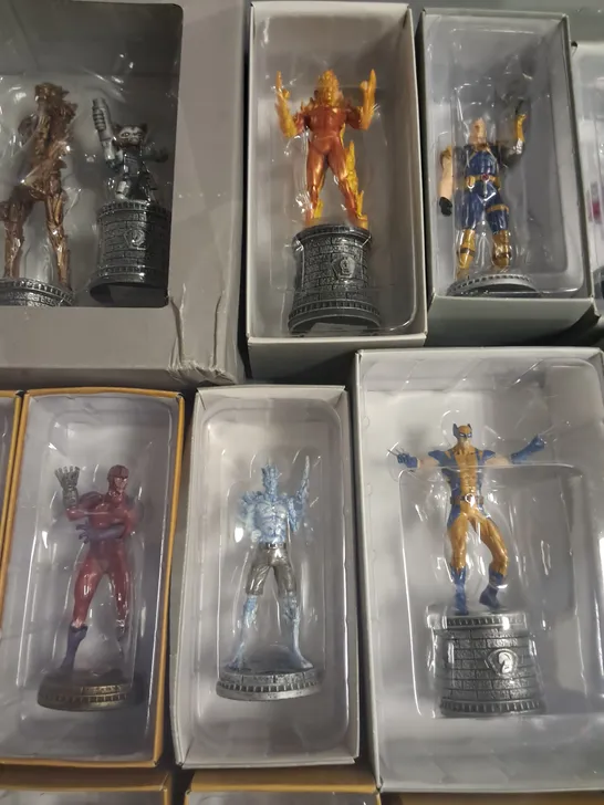 LOT OF 20 ASSORTED MARVEL PEDESTAL FIGURINES