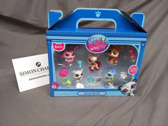 FOUR BRAND NEW BOXED LITTLEST PET SHOP 5 PET COLLECTOR SETS