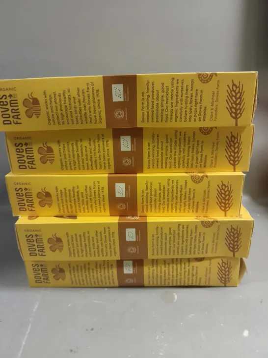 5 X SEALED DOVES FARM WHOLEGRAIN COCOA RICE POPS - 5 X 300G