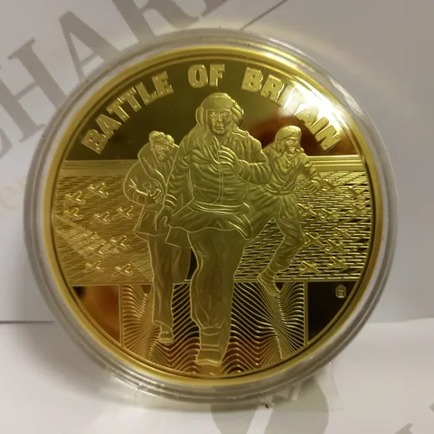 BATTLE OF BRITAIN GOLD COMMEMORATIVE COIN