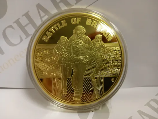 BATTLE OF BRITAIN GOLD COMMEMORATIVE COIN