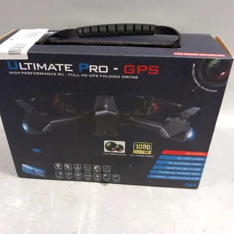 BOXED ULTIMATE PRO-GPS HIGH PERFORMANCE RC- FULL HD GPS FOLDING DRONE