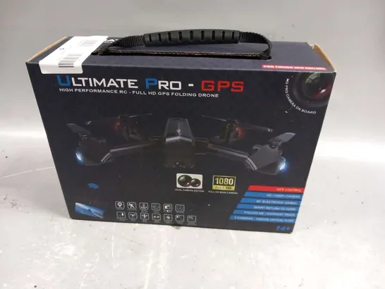 BOXED ULTIMATE PRO-GPS HIGH PERFORMANCE RC- FULL HD GPS FOLDING DRONE