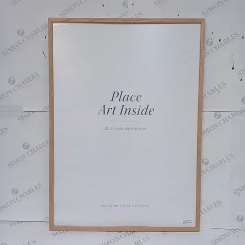 WOODEN FRAME WITH PLASTIC SCREEN 50CM X 70CM