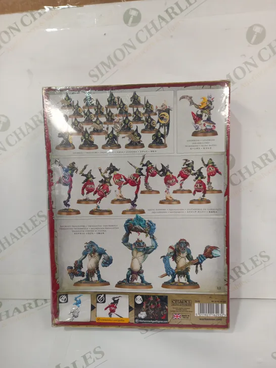 WARHAMMER AGE OF SIGMAR VANGUARD GLOOMSPITE GITZ BOX OF 34 MINIATURES