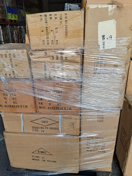 PALLET CONTAINING APPROXIMATELY 17 MULTIPACK BOXES OF ASSORTED LIGHTING ITEMS TO INCLUDE BOX DOWNLIGHTS AND EMCOLITE 362318 