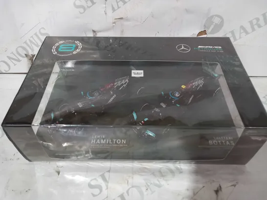 FORMULA ONE MERCEDES AMG PETRONAS TEAM 1:43 SCALE MODEL SET - 8 TIME CONSTRUCTOR CHAMPIONS EDITION