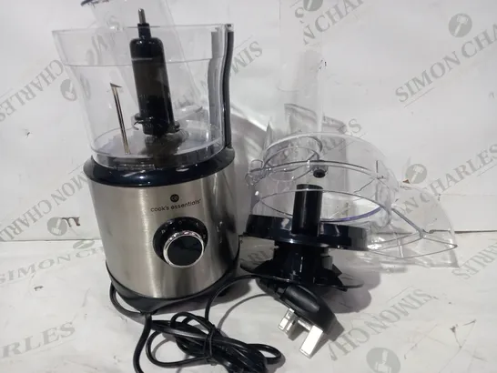 COOK'S ESSENTIALS 400ML COMPACT DOUBLE BLADE FOOD PROCESSOR