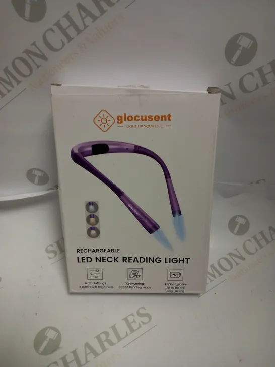 RECHARGEABLE NECK READING LIGHT