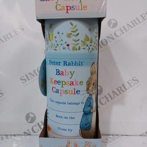 BOXED PETER RABBIT BABY KEEPSAKE CAPSULE