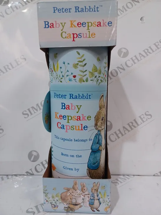 BOXED PETER RABBIT BABY KEEPSAKE CAPSULE