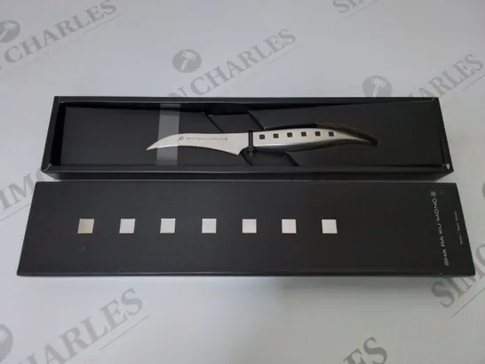 BRAND NEW BOXED SHA RA KU MONO MOLYBDENUM VANADIUM STEEL FJS-19 7CM PEELING KNIFE