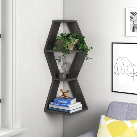 BOXED MARIAH 3 PIECE CORNER SHELF 