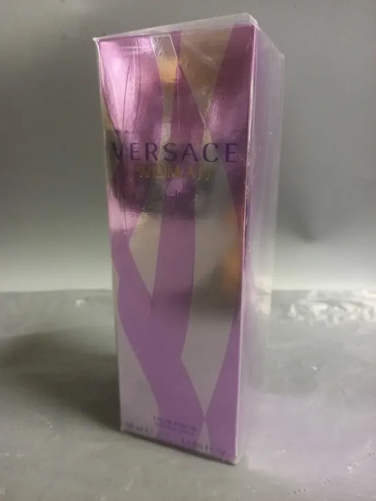 BOXED AND SEALED VERSACE WOMAN EAU DE PARFUM SPRAY 50ML