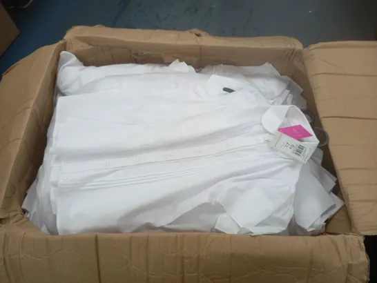 LARGE QUANTITY OF ASSORTED 2-PACKS OF WHITE SCHOOL SHIRTS - VARIOUS SIZES