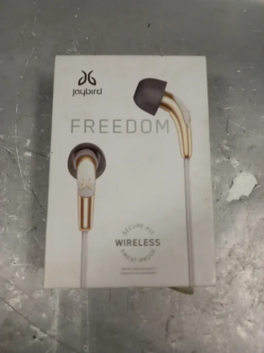 BOXED JAYBIRD FREEDOM WIRELESS EARPHONES