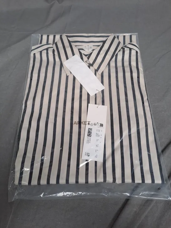 SEALED ARKET STRIPED CREAM & BLACK SHIRT - EUR 38