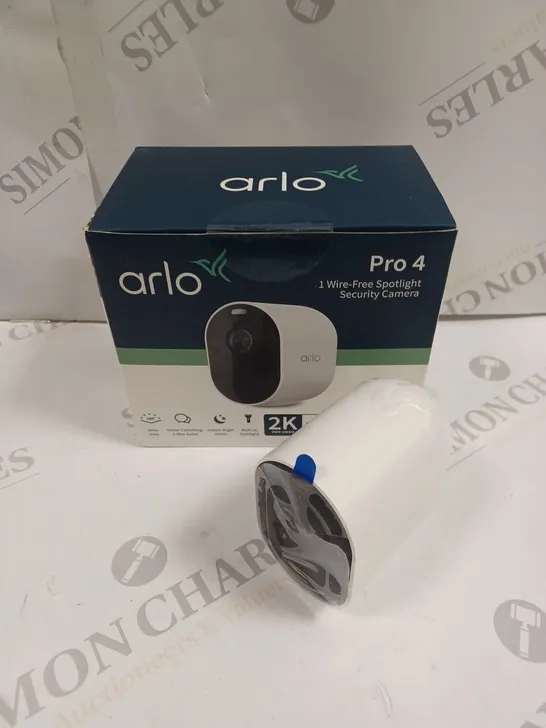 BOXED ARLO PRO 4 WIRE FREE SPOTLIGHT SECURITY CAMERA 