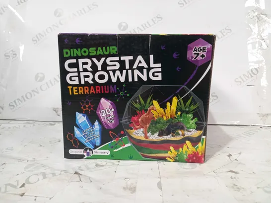 DINOSAUR CRYSTAL GROWING TERRARIUM