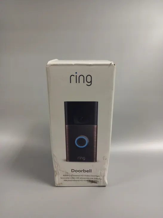 BOXED SEALED RING BATTERY POWERED HD VIDEO DOORBELL 