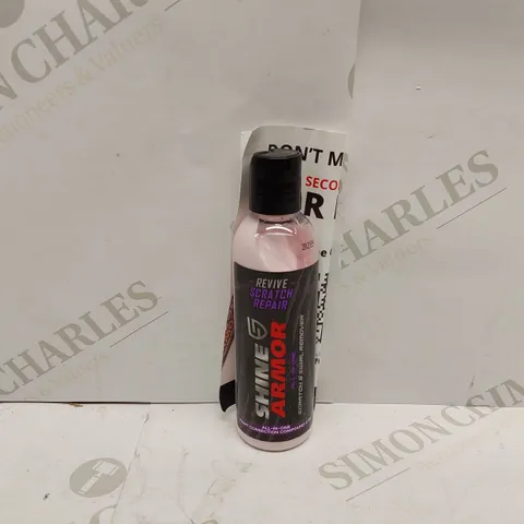 BOX OF APPROXIMATELY 6X 4OZ BRAND NEW SHINE ARMOR REVIVE SCRATCH REPAIR PAINT CORRECTION