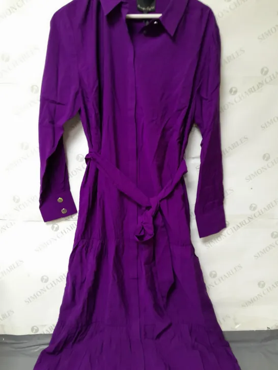 PHASE EIGHT LADIES JAYDEN MAXI DRESS PURPLE SIZE 16 