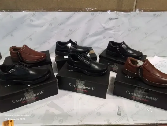 SELECTION OF BOXED CUSHION-WALK LEATHER SHOES, (STYLES, COLOURS AND SIZES VARY)